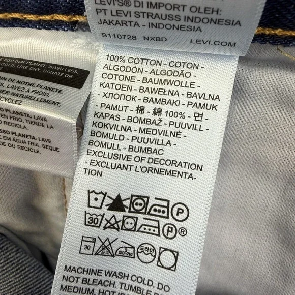 Levis 517 Jeans Mens 40x34 Blue Bootcut Denim Medium Wash Classic Fit **38x34** - Picture 14 of 16